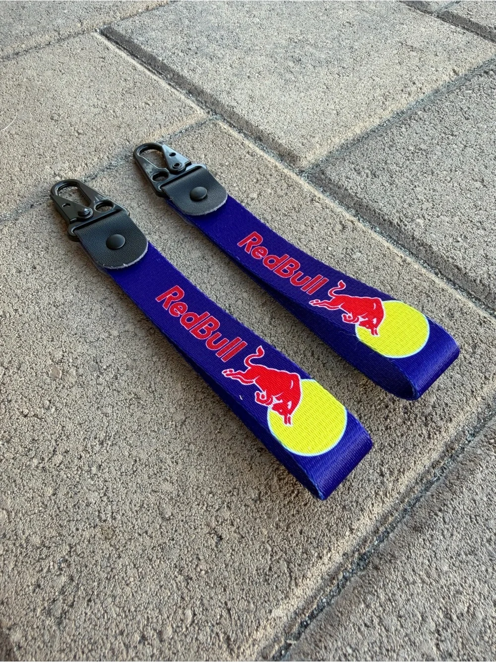 Red Bull Purple Logo Kids Keychain Strap